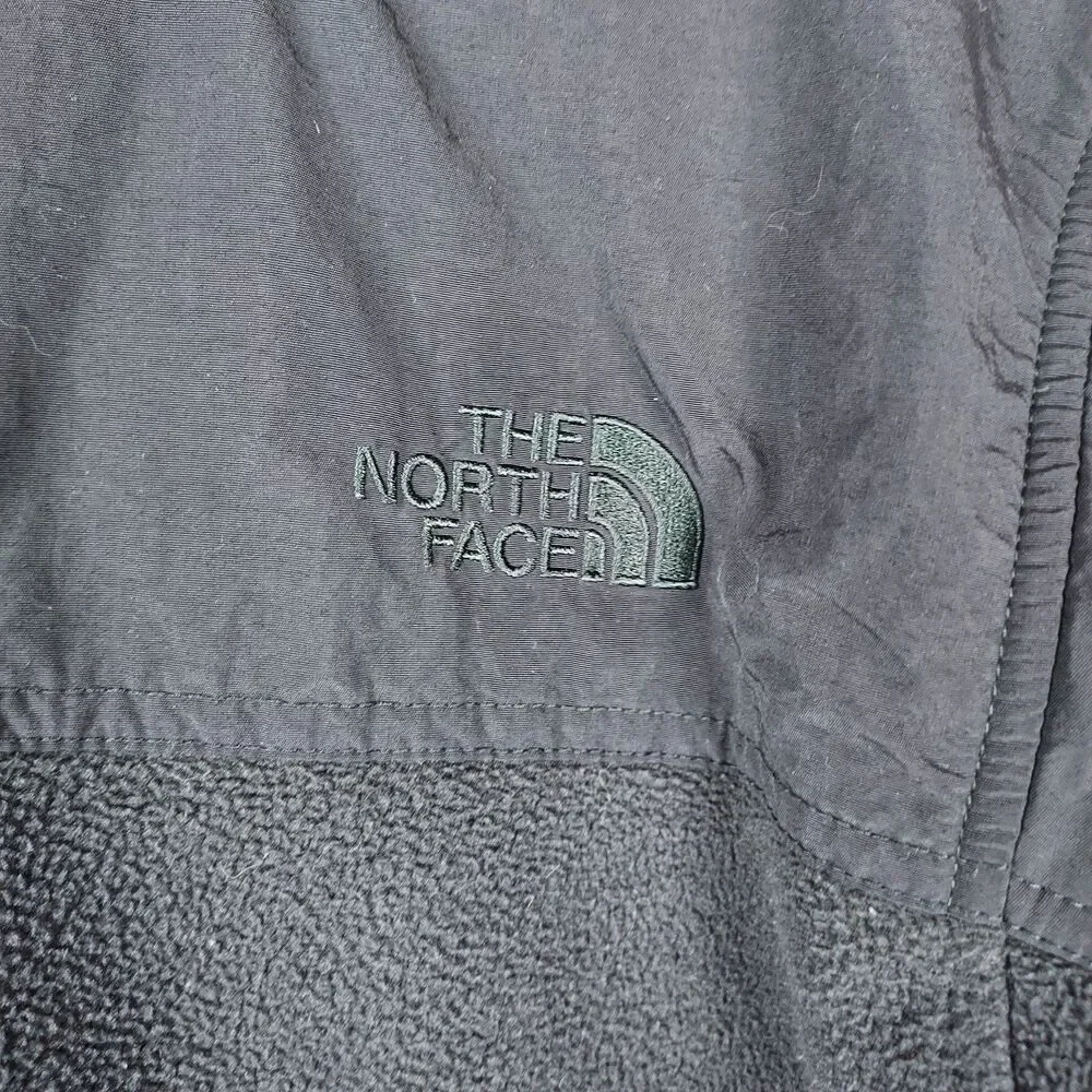 The North Face Fleece Jacket Mens Medium Black Full Zip Outdoor Pockets